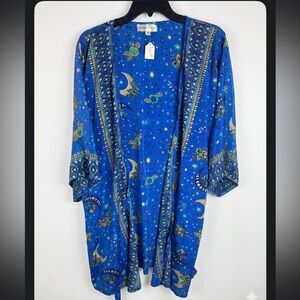 Karma N Crafts Silk Kimono. NWT
